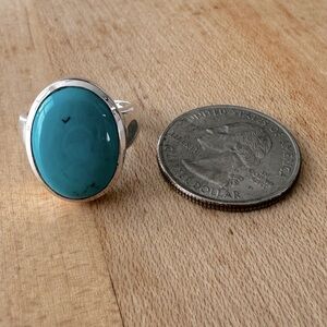 Turquoise Size 7 Signet Ring